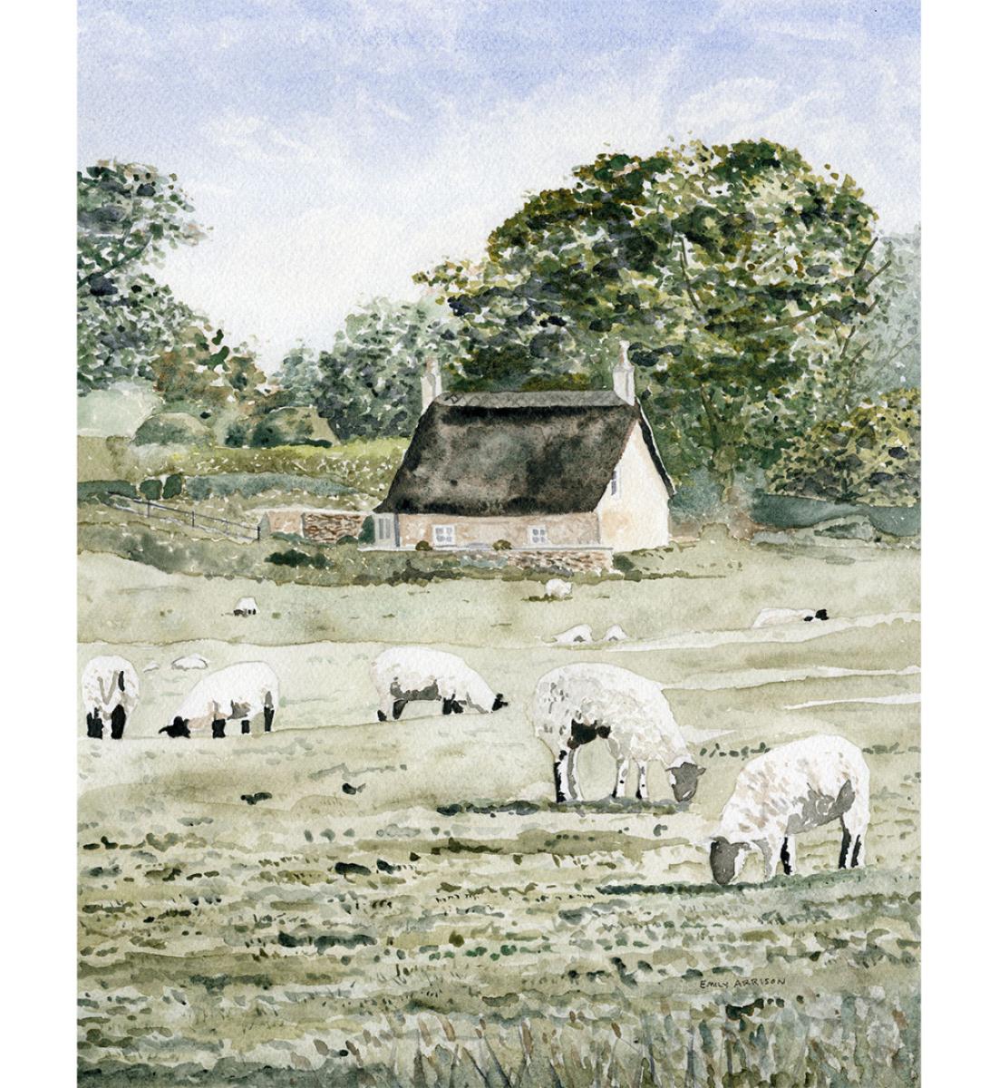 Cotswold Farm Print