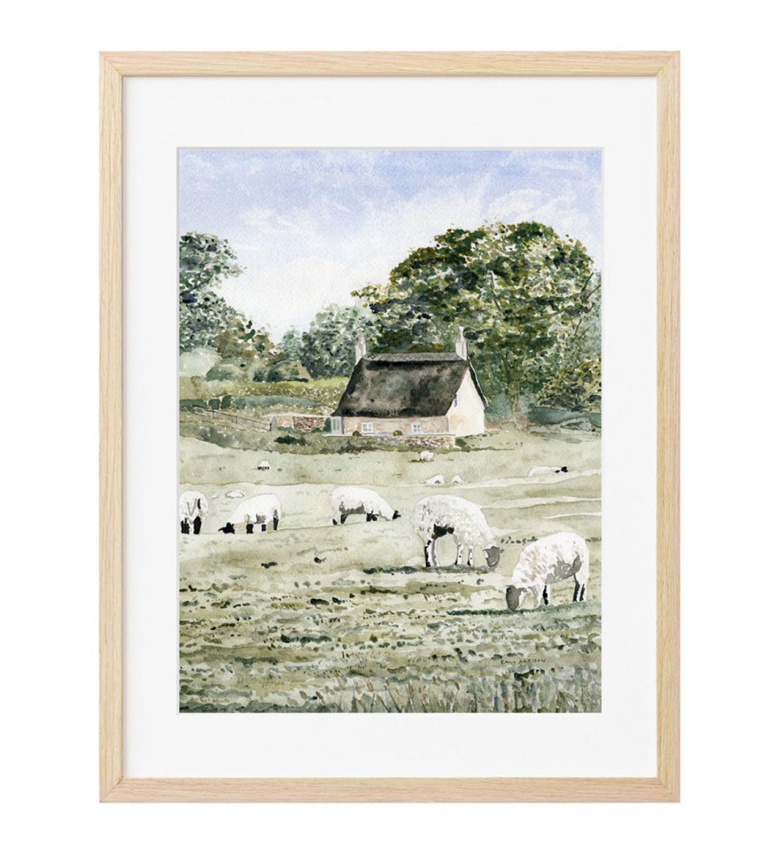 Cotswold Farm Print